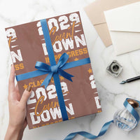 Class Of 2029 Count Down Graduating Wrapping Paper Roll
