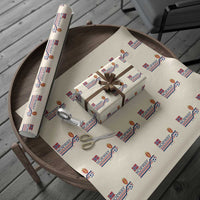 Classic Norway Football Emblem Graphic Wrapping Paper Roll Retro Norwegian Flag Coat of Arms Norge Soccer Fans