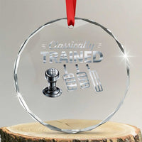 Classically Trained Crystal Glass Ornament Dimmer Manual Transmission Car Humor Pedals Driving