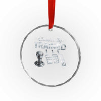 Classically Trained Crystal Glass Ornament Dimmer Manual Transmission Car Humor Pedals Driving