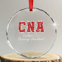 CNA Christmas Crystal Glass Ornament Certified Nursing Assistant Gift - Wonder Print Shop
