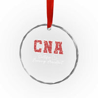 CNA Christmas Crystal Glass Ornament Certified Nursing Assistant Gift - Wonder Print Shop