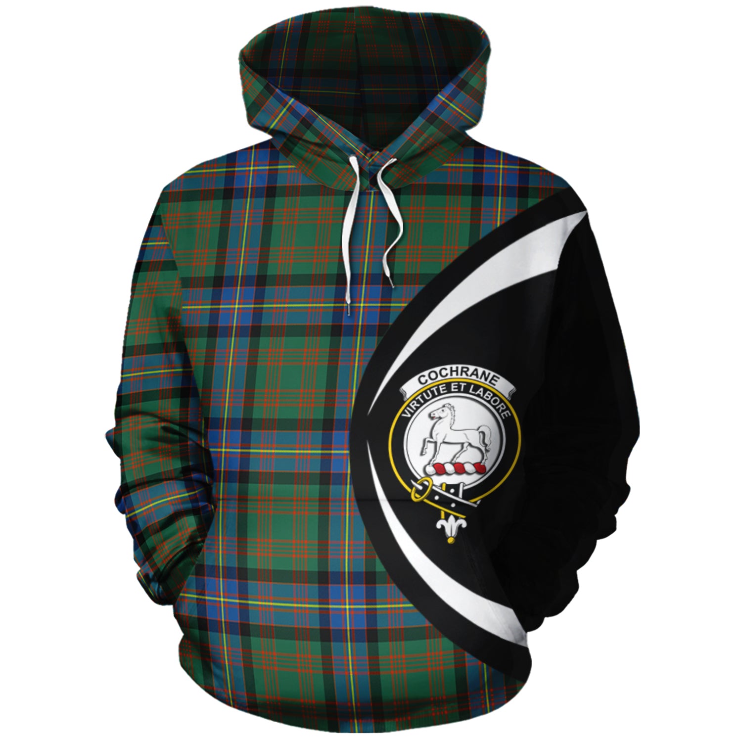 scottish-cochrane-ancient-clan-crest-circle-style-tartan-hoodie