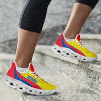 Colombia 2026 Football Clunky Sneakers Los Cafeteros Grunge Curve Stylized - Wonder Print Shop