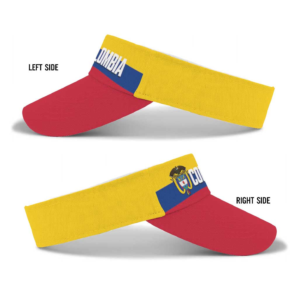 Colombia 2026 Football Sun Visor Cap Vamos Los Cafeteros