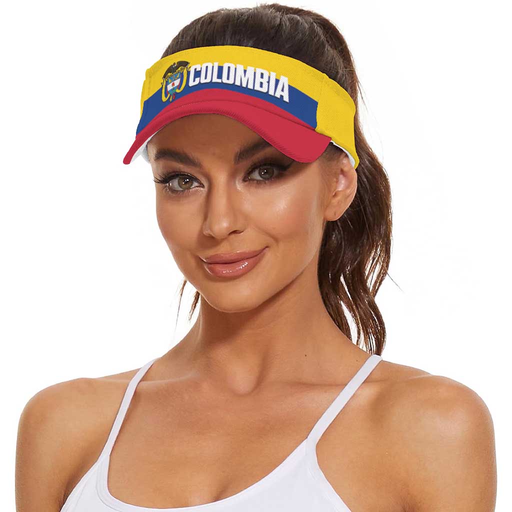 Colombia 2026 Football Sun Visor Cap Vamos Los Cafeteros