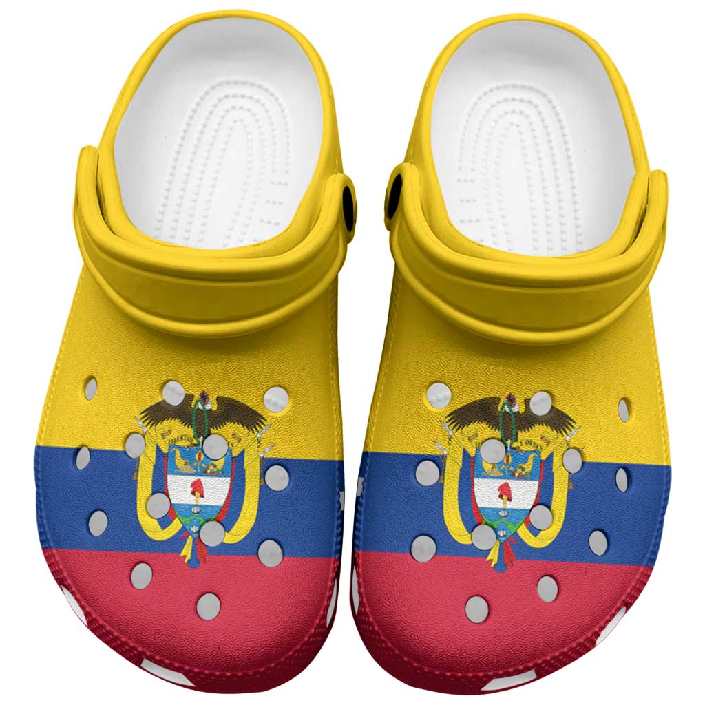 Colombia Clogs Shoes Heritage Palette Flag-Inspired - Wonder Print Shop