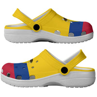 Colombia Clogs Shoes Heritage Palette Flag-Inspired - Wonder Print Shop