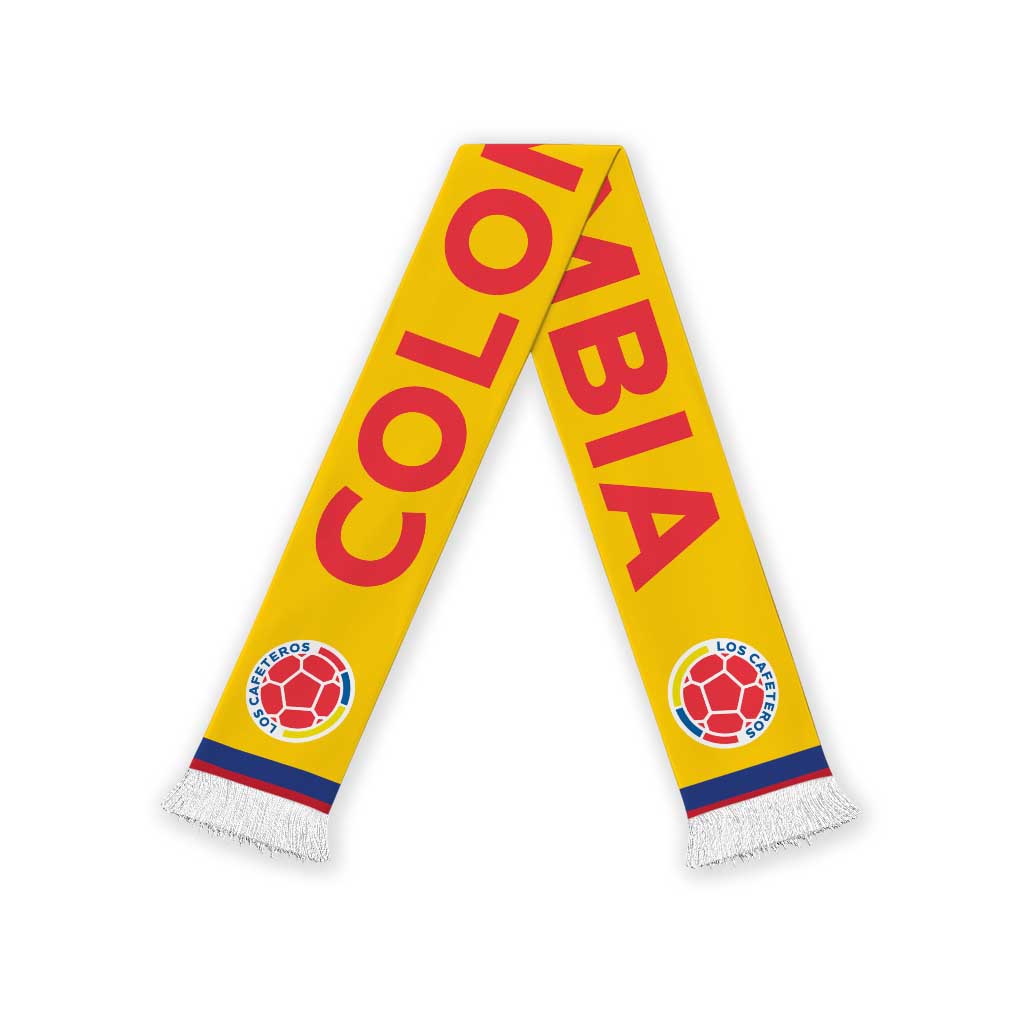 Colombia Football 2026 Soccer Scarf Flag Style