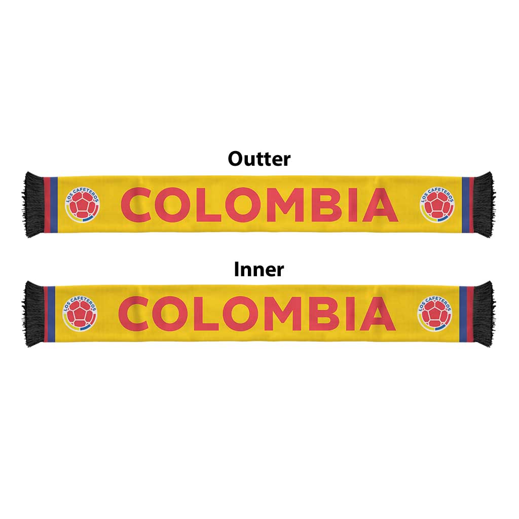 Colombia Football 2026 Soccer Scarf Flag Style