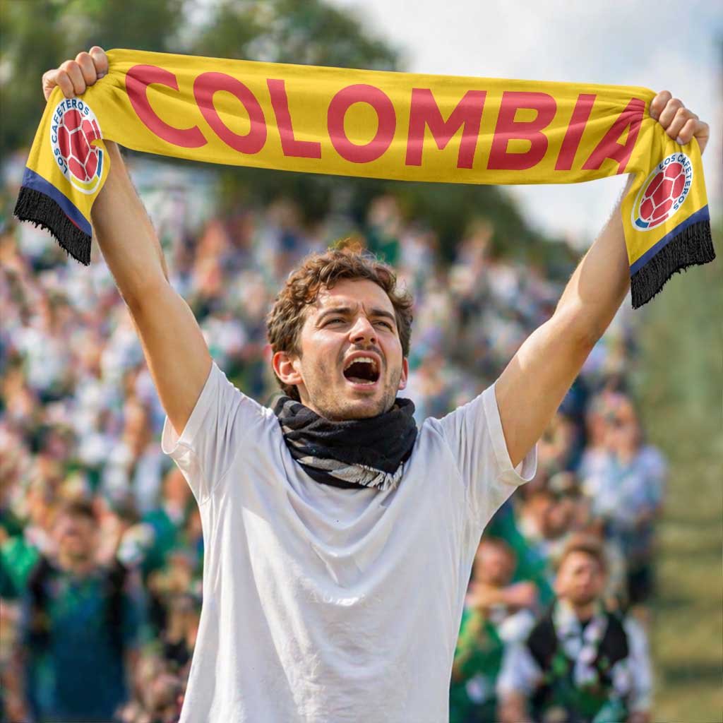 Colombia Football 2026 Soccer Scarf Flag Style