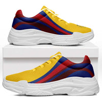 Colombia Football Chunky Sneakers Flag-Inspired Curve Style