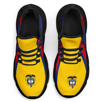 Colombia Football Clunky Sneakers Flag-Inspired Curve Style