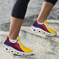 Colombia Football Clunky Sneakers Flag-Inspired Curve Style