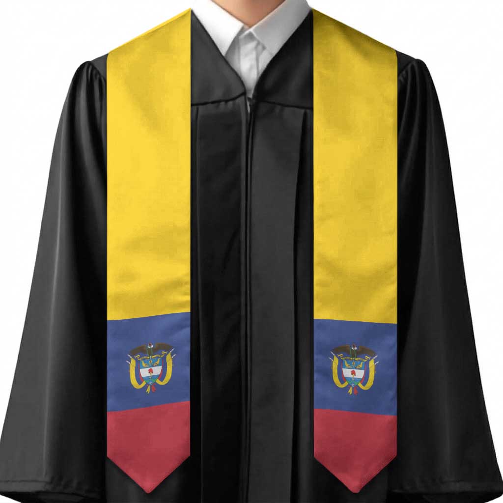 Colombia Graduation Stole Flag Style