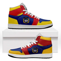 Colombia High Sneakers AJ1 Classic National Flag Style - Wonder Print Shop