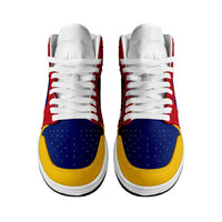 Colombia High Sneakers AJ1 Classic National Flag Style - Wonder Print Shop