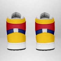 Colombia High Sneakers AJ1 Classic National Flag Style - Wonder Print Shop