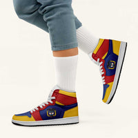 Colombia High Sneakers AJ1 Classic National Flag Style - Wonder Print Shop