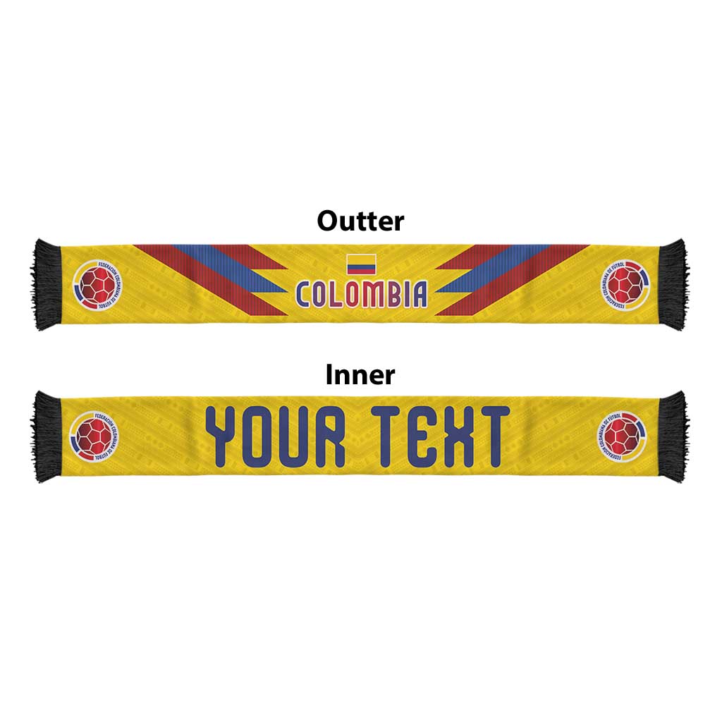 Colombia National Football Custom Soccer Scarf Glory 2026 Inspired Sombrero Vueltiao
