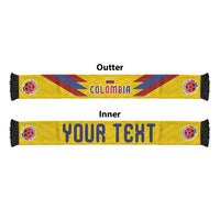 Colombia National Football Custom Soccer Scarf Glory 2026 Inspired Sombrero Vueltiao