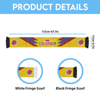 Colombia National Football Custom Soccer Scarf Glory 2026 Inspired Sombrero Vueltiao