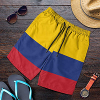 Colombia Shorts for Men National Flag Colors - Wonder Print Shop