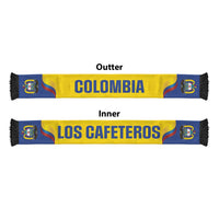 Colombia World Football 2026 Soccer Scarf National Pride Never Stops