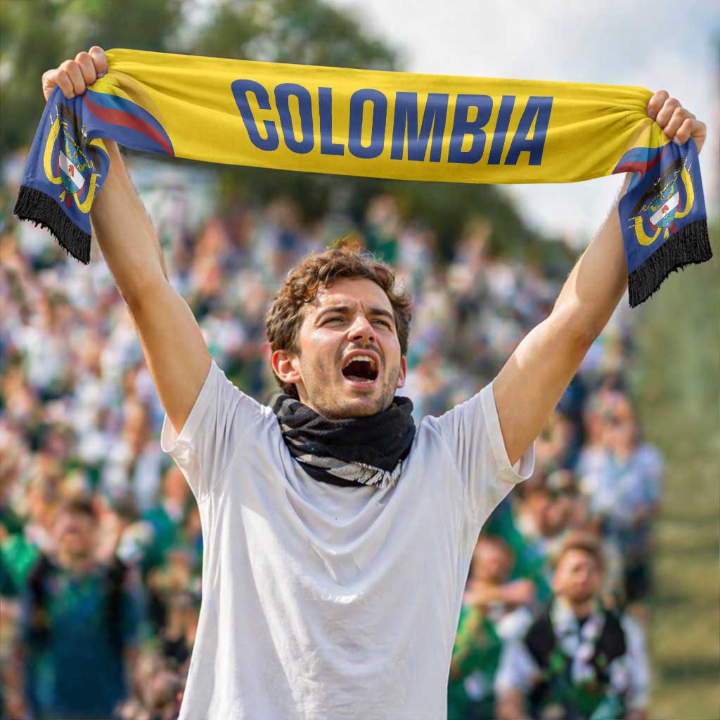 Colombia World Football 2026 Soccer Scarf National Pride Never Stops