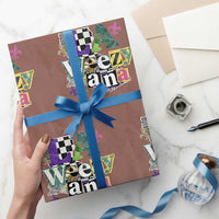 Colorful La-Weezi-ana Mardi Gras Louisiana Pride Wrapping Paper Roll Funky Carnival Vibes