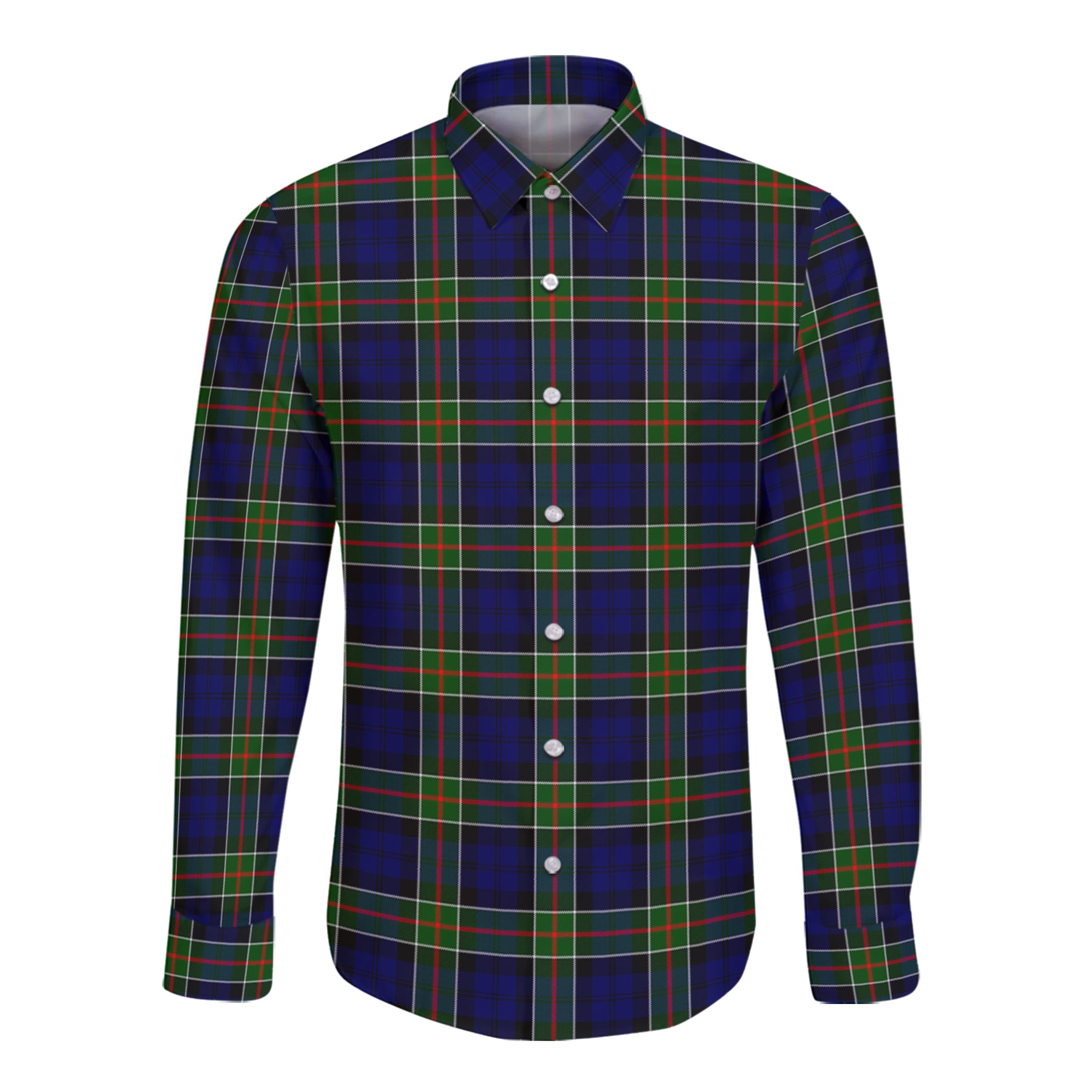 Colquhoun Modern Tartan Long Sleeve Button Up Shirt K23