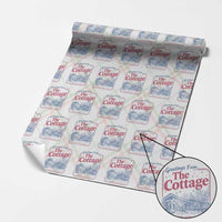 Coming To The Cottage Wrapping Paper Roll LGBT Romance Hockey Fan