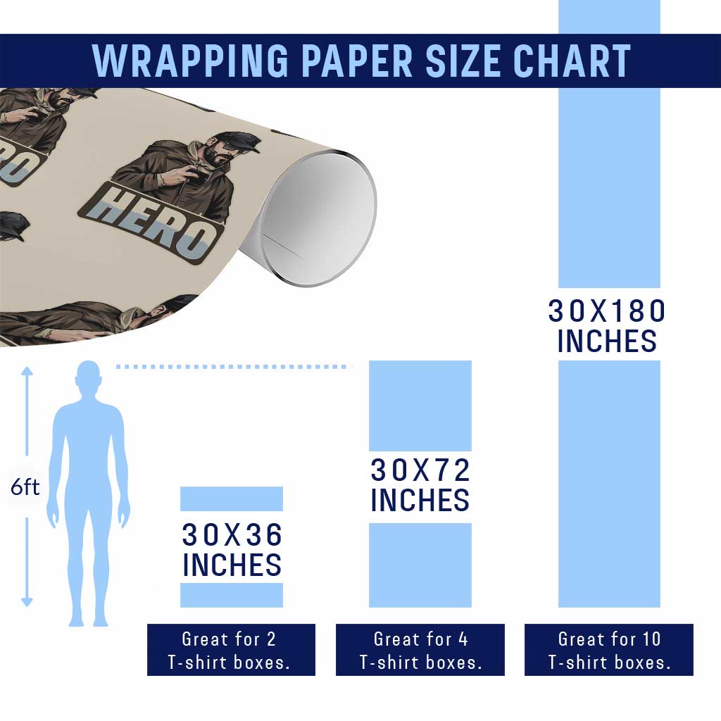 Community Hero Alex Pretti Wrapping Paper Roll Minneapolis Support Gift