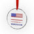Constitution Liberty American Patriotic Crystal Glass Ornament We The People US Flag - Wonder Print Shop