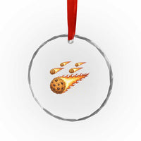 Cookie Meteor Shower Crystal Glass Ornament Funny Space Dessert
