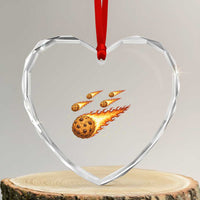 Cookie Meteor Shower Heart Crystal Glass Ornament Funny Space Dessert