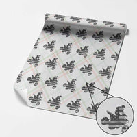 Cool ATV Wrapping Paper Roll Quad 4 Wheeler ATV Riding American Flag - Wonder Print Shop