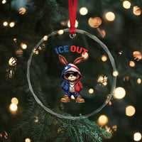 Cool Bunny Ice Out Crystal Glass Ornament Puerto Rican Flag Hoodie Outfit Vibes Boricua