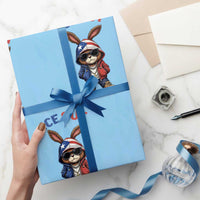 Cool Bunny Ice Out Wrapping Paper Roll Puerto Rican Flag Hoodie Outfit Vibes Boricua