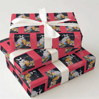Cool Easter Bunny Drinking Iced Coffee Graphic Wrapping Paper Roll Funny Sunglasses Rabbit Spring Aesthetic