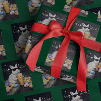 Cool Easter Bunny Drinking Iced Coffee Graphic Wrapping Paper Roll Funny Sunglasses Rabbit Spring Aesthetic