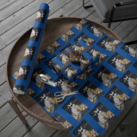 Cool Easter Bunny Drinking Iced Coffee Graphic Wrapping Paper Roll Funny Sunglasses Rabbit Spring Aesthetic