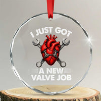Cool Heart Surgery Survivor Crystal Glass Ornament Funny Valve Job Coronary Bypass Artery Open Heart Surgery