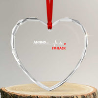 Cool Heart Surgery Survivor Heart Crystal Glass Ornament Coronary Bypass Artery Open Heart Diseases Surgery Heartbeat - Wonder Print Shop