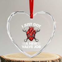 Cool Heart Surgery Survivor Heart Crystal Glass Ornament Funny Valve Job Coronary Bypass Artery Open Heart Surgery