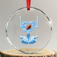 Cool Ice Effect 67 Meme Crystal Glass Ornament Funny American Football - Wonder Print Shop