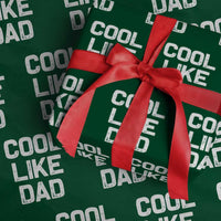 Cool Like Dad Wrapping Paper Roll Funny Newborn Gift  Baby Shower - Wonder Print Shop