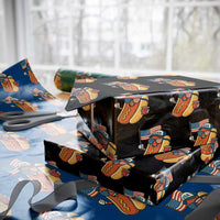 Cool Patriotic Hot Dog Wrapping Paper Roll Funny 4th of July Cookout 4th of July American Flag - Wonder Print Shop