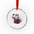 Cool Santa Claus Crystal Glass Ornament Big Nick Energy - Wonder Print Shop