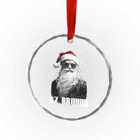 Cool Santa Claus Six Seven 67 Meme Crystal Glass Ornament Funny 6 7 Gen Alpha Slang Viral Meme - Wonder Print Shop